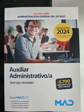 Auxiliar Administrativo/a Acceso Libre Temario ...