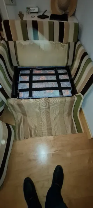 Sofá Cama 1 Plaza Plegable