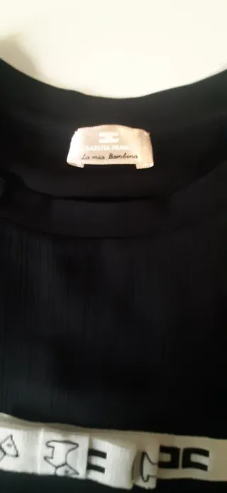 Maglietta nera con logo taglia xl