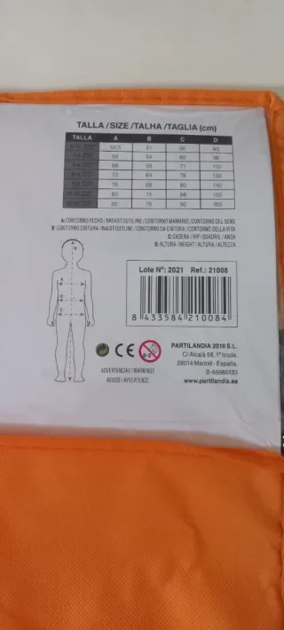 Disfraz juego del calamar