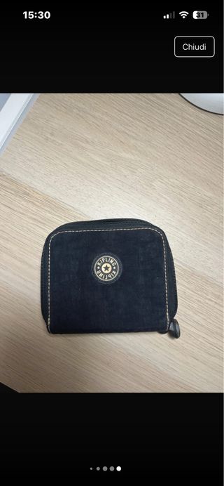 Portafoglio Kipling nero