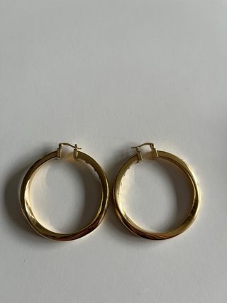 Pendientes Guess Aro Dorados con Circonitas