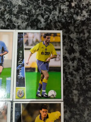 Lote 6 cromos Villarreal Mundicromo 2003
