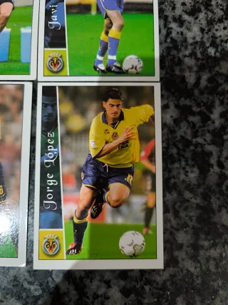Lote 6 cromos Villarreal Mundicromo 2003