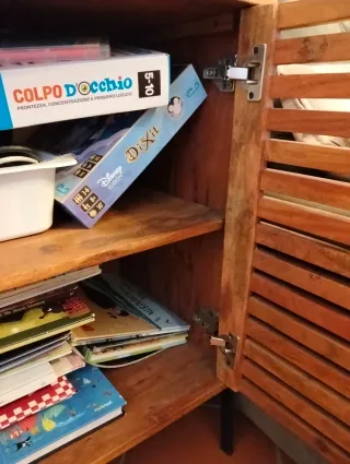 Madia vintage/industriale legno e metallo