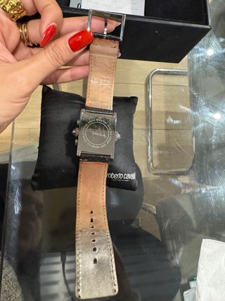 Reloj Roberto Cavalli Negro y Plateado