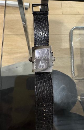 Reloj Roberto Cavalli Negro y Plateado