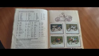 Álbum de Cromos Motos Motor 16
