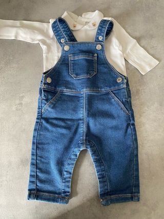 Completo body + salopette bimbo