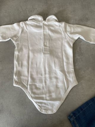 Completo body + salopette bimbo