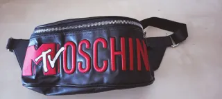 Riñonera Moschino x H&M MTV Negra Roja