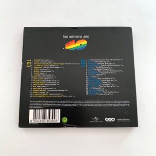 LOS NUMEROS UNO 40 DOBLE CD AUDIO