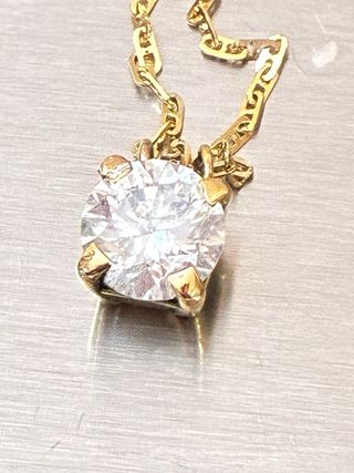 Punto de Luz Diamante 1.11 Ct SI3/H Oro