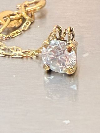 Punto de Luz Diamante 1.11 Ct SI3/H Oro