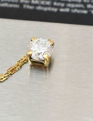 Punto de Luz Diamante 1.11 Ct SI3/H Oro