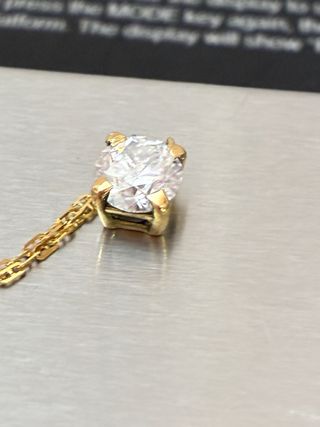 Punto de Luz Diamante 1.11 Ct SI3/H Oro