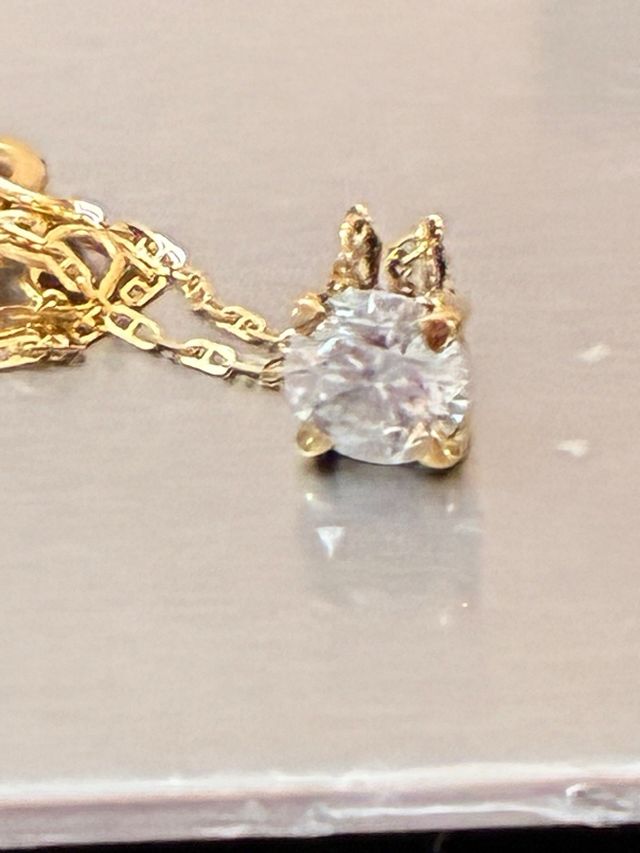 Punto de Luz Diamante 1.11 Ct SI3/H Oro