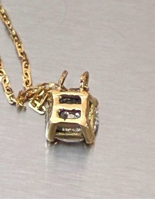 Punto de Luz Diamante 1.11 Ct SI3/H Oro