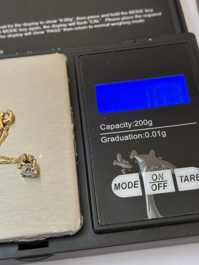 Punto de Luz Diamante 1.11 Ct SI3/H Oro