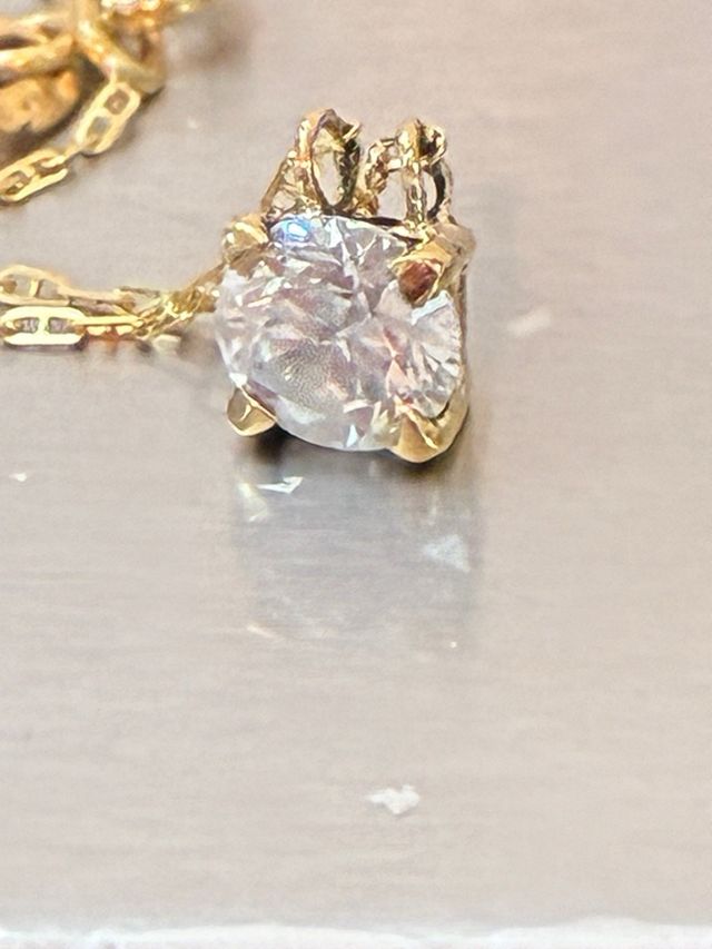 Punto de Luz Diamante 1.11 Ct SI3/H Oro