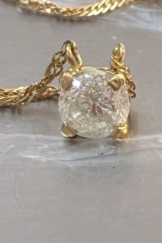 Cadena t colgante Oro 18k Con 1.03 Diamante F/SI2