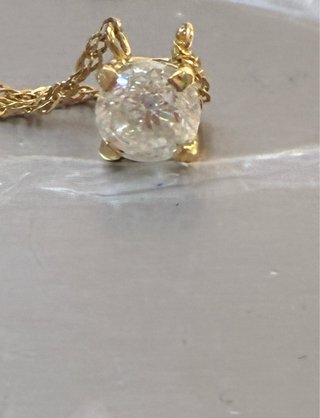 Cadena t colgante Oro 18k Con 1.03 Diamante F/SI2