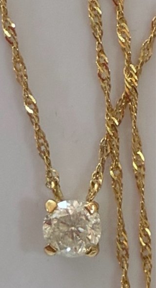 Cadena t colgante Oro 18k Con 1.03 Diamante F/SI2