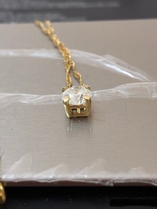 Cadena t colgante Oro 18k Con 1.03 Diamante F/SI2