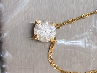 Cadena t colgante Oro 18k Con 1.03 Diamante F/SI2