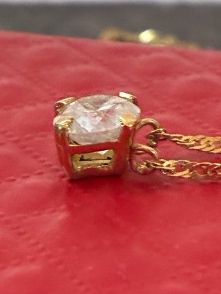 Cadena t colgante Oro 18k Con 1.03 Diamante F/SI2