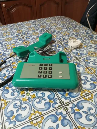 Telefono SIP analogico verde