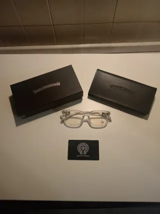 Occhiali Chrome Hearts Argento