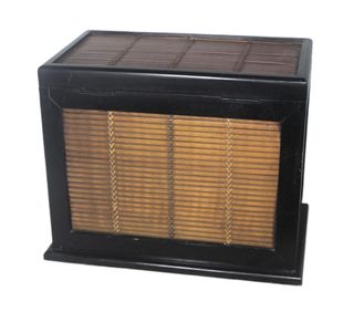 Baúl decorativo bambú y madera