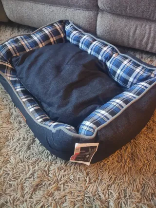 Cama para cão/gato com almofada