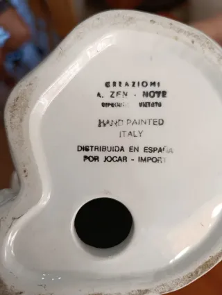 Figura Oso Polar Cerámica Italiana