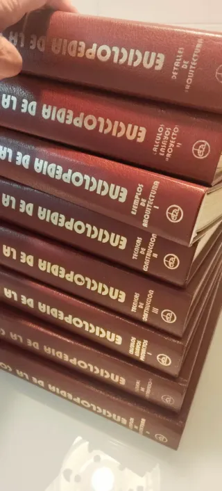 Enciclopedia técnica de arquitectura 8 volumenes