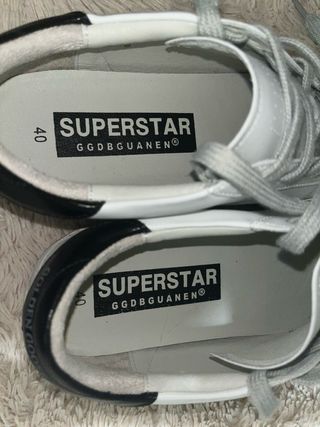 Golden Goose Sneakers Blancas con Estrella Gris