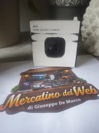 Telecamera Sicurezza A12 WiFi 1080p Magnetica