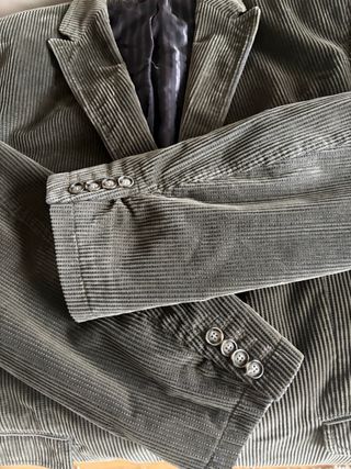 Chaqueta de pana Caramelo verde oliva