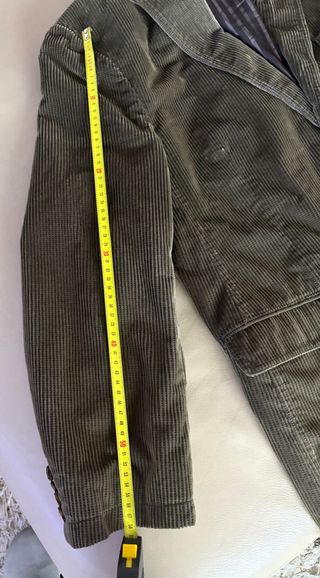 Chaqueta de pana Caramelo verde oliva