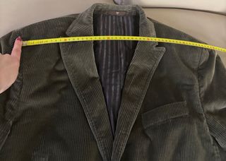 Chaqueta de pana Caramelo verde oliva