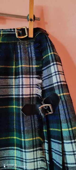 Falda escocesa vintage. Talla M