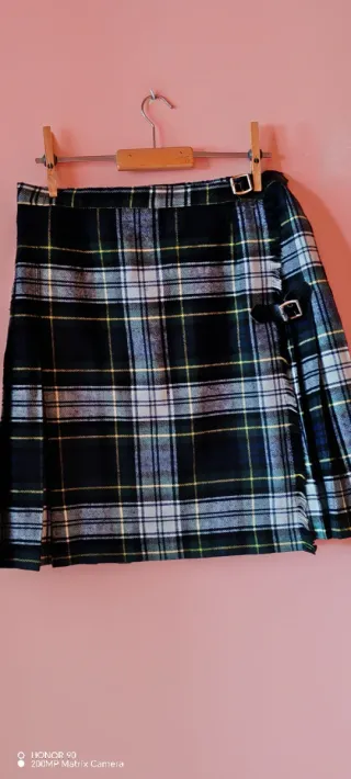 Falda escocesa vintage. Talla M