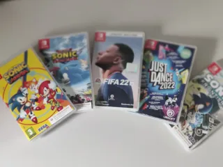 Nintendo Switch OLED Blanca + Lote de juegos