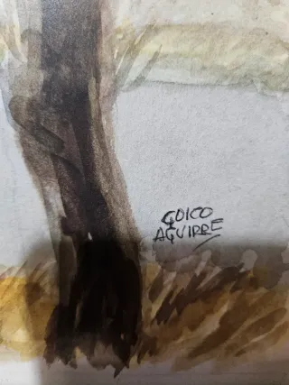 Acuarela Faustino Goicoechea Aguirre