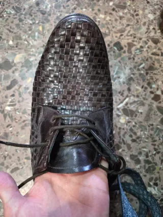 Mocasines Solenoide Piel Trenzada Talla 43