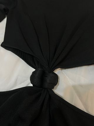 Mono negro con abertura cintura Talla S/M largo