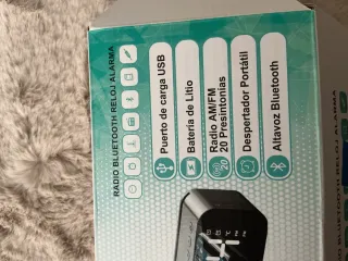 Despertador Inalámbrico Multifuncional Nuevo