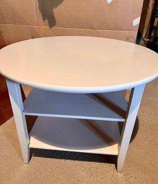 Mesa redonda Leksvik Ikea blanca