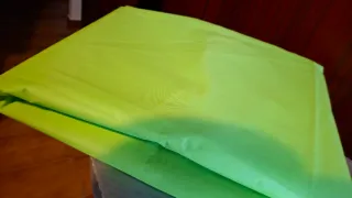 Retal tela verde pistacho